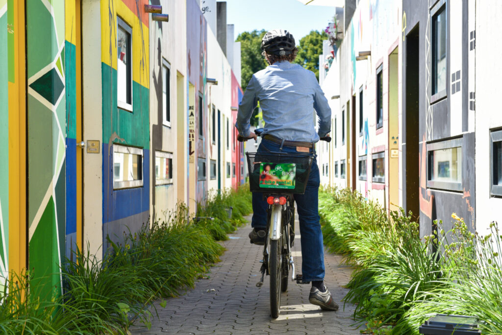 Tour durch das Olympische Dorf und den Olympiapark auf dem E-Bike